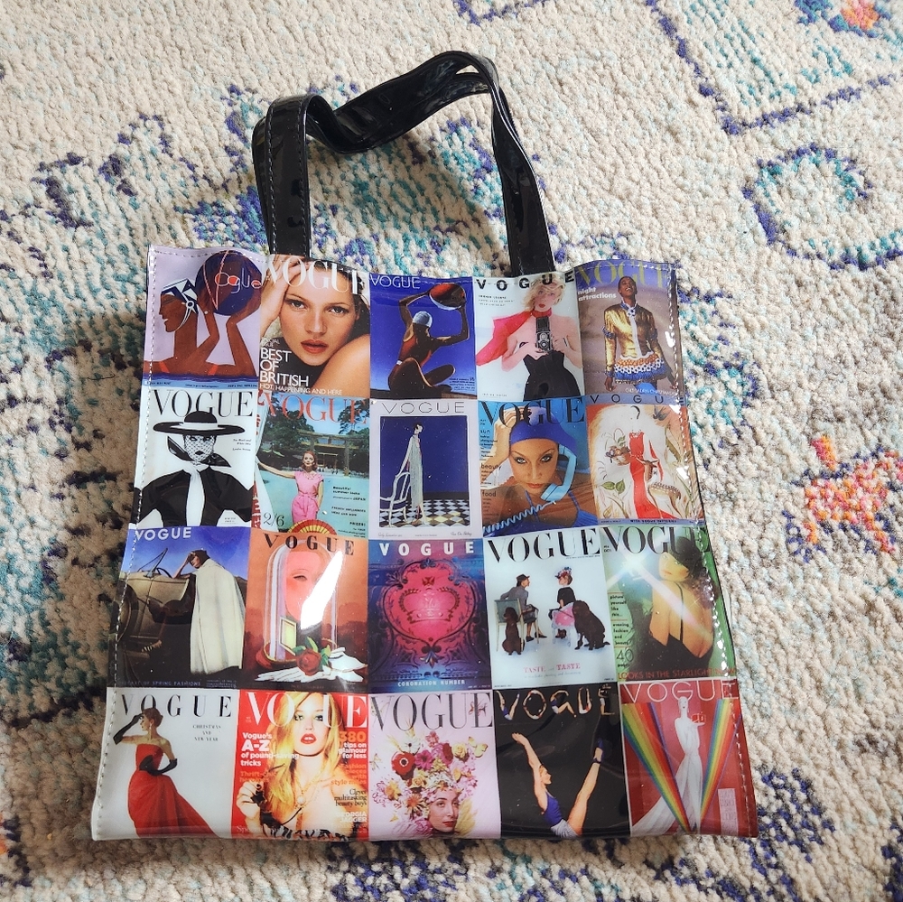 Vogue Multicolor Collage Shoulder Bag